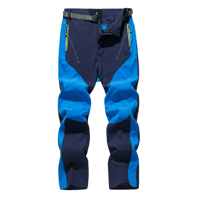 Pants for Men Athletic Pants Men s Slim Fit Pants Summer Pants Men Sport Pants Men Spring Pants Contrast Color Charge Pants Summer Breathable Outdoor Sports Mountaineering Pants Trousers Walmart