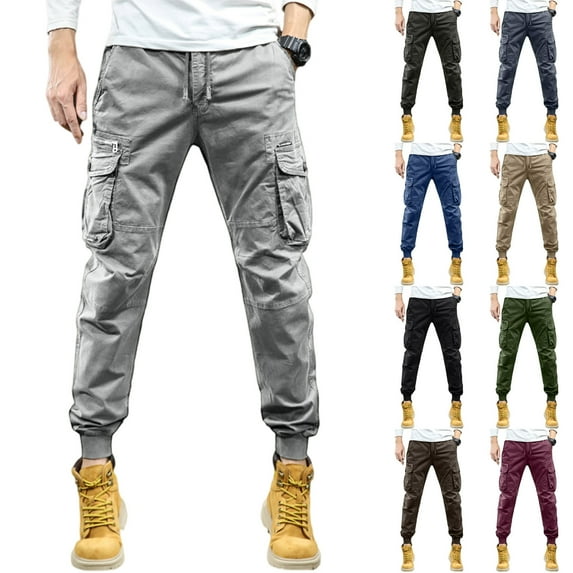 Pants For Men Flex, Outdoor Sweat Pants For Men Bootcut Pants For Men Pantalones Shirts For Men Fleece Lined Mens Work Pocket Mens Work Pants Pantalones Para Xxl Gray