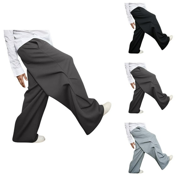 Pants for Men Sweat Pants for Mens Men's Casual Pants Loose Fit Comfortable Solid Color Sweatpants for Daily Wear Relaxed Jogger Soft Breathable Fabric for Everyday Activities