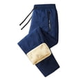 thumbnail image 1 of Pants for Men Sweat Pants for Mens Winter Lined Casual Trousers Soft Warm Thermal Comfort Fit Outdoor Relaxed Fit Pants With Stretch for Daily Wear and Cold Weather Activities, 1 of 5