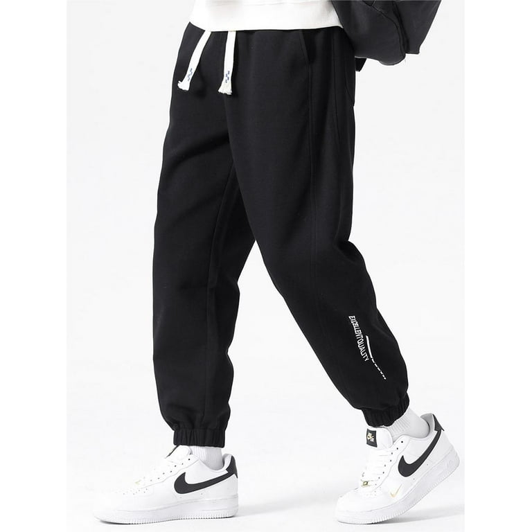 Pants Men Trousers Jogger Cotton Plus Size 6XL 7XL 8XL Black Sweatpants Streetwear Oversize Spring Summer Casual Loose