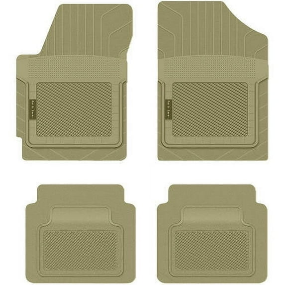 Pants Saver Custom Fits Car Mats for Volkswagen Jetta 2020 All Weather Protection Heavy Duty Odorless, Tan