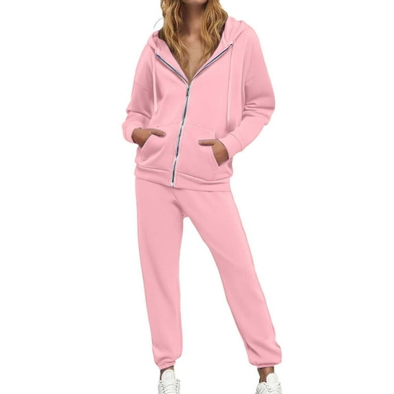 Pants Suits for Women Dressy Women Fashion Solid Casual Drawstring Pant Suits for Dressy Wedding Guest with Elastic Waist Misses Business Pants Formal Workshop Suit Wedding Outfits Guest Pink S