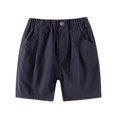 thumbnail image 1 of Pants Summer Kids Thin Solid Casual Fashion Shorts Clothes Baby Shorts Navy 2 Years-3 Years, 1 of 4