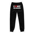 thumbnail image 1 of Pants for Women Casual Clothes Lady Apparel Investments Pants for Women with Stripe S Causal Clothes Camping Wide Legged Trendy Casual Dresses Black XL, 1 of 3