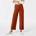 thumbnail image 1 of Pants For Women Casual Loose Straight Leg Wide Leg Cropped Jeans Pant with Pockets Solid Color Versatile Stretchy Jeans for Women Lightweight Jeans Womens Trendy Jeans Classic, 1 of 9