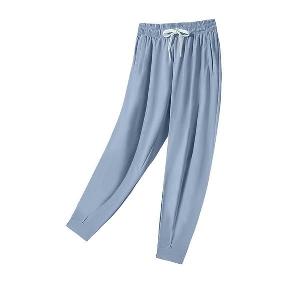 Pants for Women Casual Pants for Woman Gymnast Warm Ups Summer Waist Fall Attire Fancy Clothes Women 3 Strip Leggings Dark Trousers Casual Fall Indoor Soccer Light Blue 4XL