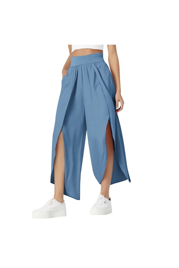 Pants for Women Causal Pants for Women Summer Elastic Women's Travel Casual Compression Dress Drawstring Workout Pant Large Pant Woman Pajama Fashion Slim Grey 3XL