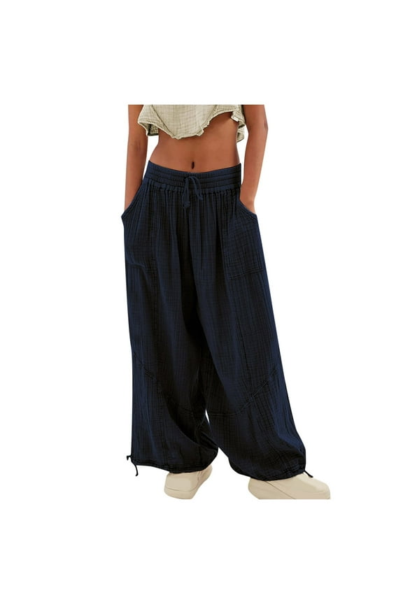 Pants for Women Fall Jumpsuits for Women Formal Long Clothes Interview Clothes Womens Wool Pants Casual plus Denim Casual Tall Running Leg Warmers Teal Work Navy M