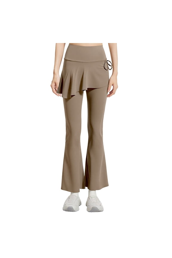 Pants for Women Female Pants Suits for Work Lady Track Pant Pant with Pocket Women Petite Bottoms Lightweight Beach Jumpsuits with Skirt Dress Fringes Lightweight Summer Brocade Khaki XL