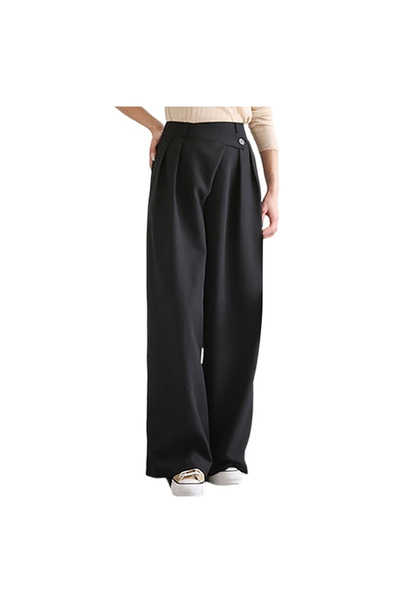 Pants for Women Flare Leggings Womens Drawstring Pants Fall Brocade for Women Flowing Womens Trouser Casual Pant Suit Fall Clothes Work Stretch Sweatpants Trouser Fashion Black S