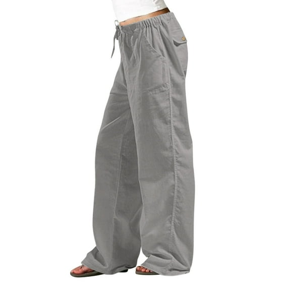 Pants for Women High Fashion Clothes for Women Business Casual Sports Pants Pant Womens Belted High Waist Trousers Ladies Party Casual Work Ladies Business Wear Investment Grey 4XL