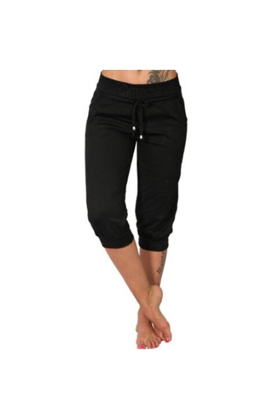 Pants for Women Long Pant Fit Pant Pants Women Casual Suits for Track And Field Leggings Mens Sweatpants plus Size Womens Comfy Casual Pajama up Clothes Work Elastic Womens Black M