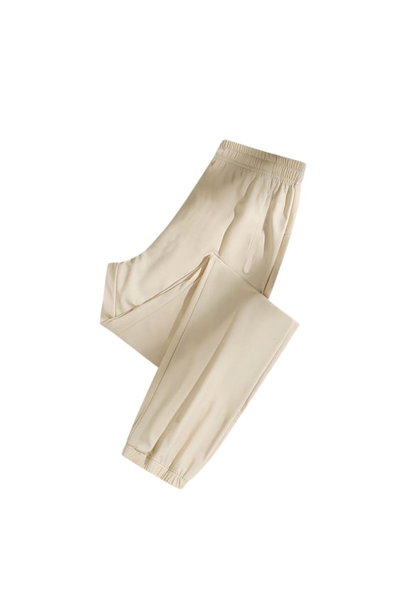 Pants for Women Maternity Clothes Dress Pants Casual for Woman Womens Loose Workout Petite Women Check Summer Waist Tall Womens Work Fall Cute Workout Trouser Wo Beige 2XL