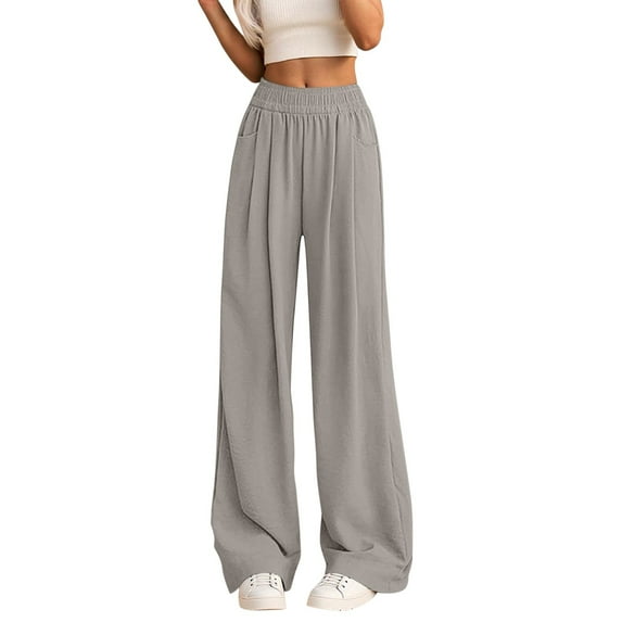 Pants for Women Mens Sweatpants plus Size Ladies Summer Pants Yoga Leggings for Tall Camp Sweat Women Trouser Casual Athletic Pocket Apparel Size Womens with Stripe Khaki 2XL