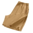 thumbnail image 1 of Pants for Women Oversized for Women Insulated Athletic Pants Casual plus Size Trouser Fashion Loose Comfy Pant with Pocket High Waist Casual Womens Tan Loose Gold M, 1 of 4