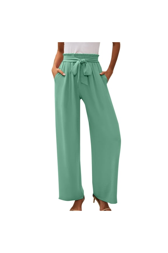 Pants for Women with Pockets Dressy plus Size Denim Dressy Sweats Workout Yoga Pant V Leggings Body Central Pants Size Business Wear Women Stretch Dress Wool Casual Wide Leg Green M