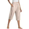 thumbnail image 1 of Pants for Women'S Cotton And Linen Cropped Pants for Women In Summer Loose Large Size Linen Elastic Waist Small Feet Harem Pants Versatile Casual Pants Casual Cropped Pants, 1 of 6