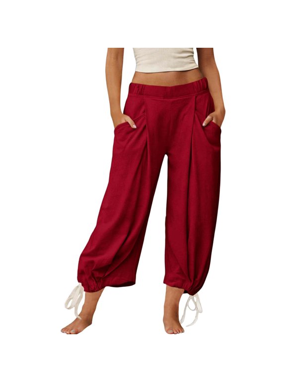 Pants for Women Straight Leg Dance Studio Pants Sweatpants Women Stretchy Trouser Pants for Women Athletic Capris Straight Leg Pants Women Lounge Pants Women Workout Pants Women