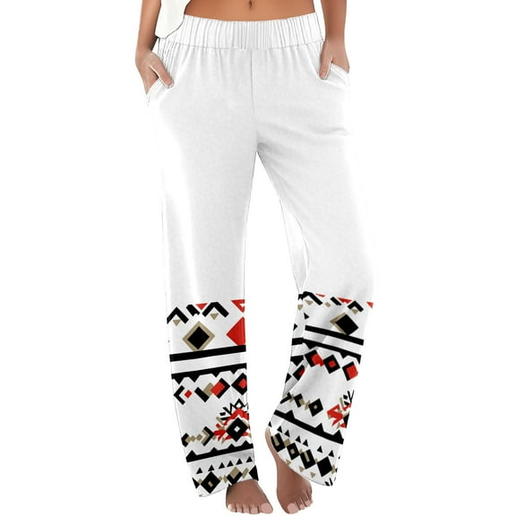 Pants for Women Women Casual Pants White Trousers for Women Lightweight Summer Pants Women High Waisted Wide Leg Pants for Women with Pockets Summer Pants