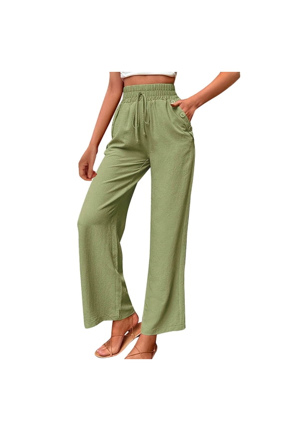 Pants for Women Yoga Clothes plus Size Women Yoga Pants Womens plus Size 4x Brocade Warm Running Workout Stretch Dress for Business Casual Clothes Green XL