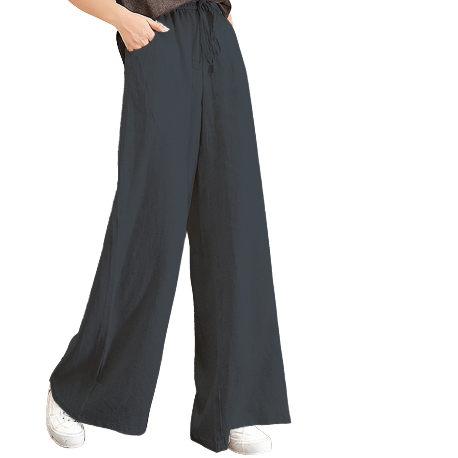 Women's High Waisted Drawstring Cotton 7/8 Joggers - Halara | Comfortable  leggings, Stretch cotton fabric, Cotton leggings