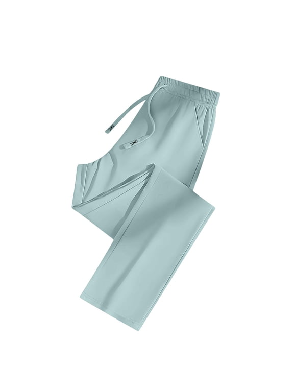 Pants Womens Quick Dry Pull-On Hiking Yoga Golf Travel Pants Summer Athletic Breathable Workout Stretch Pants Mint Green L
