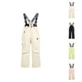 thumbnail image 1 of Pants for Boys Boys Adjustable Thermal Bib Pants With Knee Pads All Weather Outdoor Skiing and Winter Play Trousers for Kids, 1 of 4