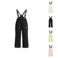 thumbnail image 1 of Pants for Boys Boys Adjustable Thermal Bib Pants With Knee Pads All Weather Outdoor Skiing and Winter Play Trousers for Kids, 1 of 4