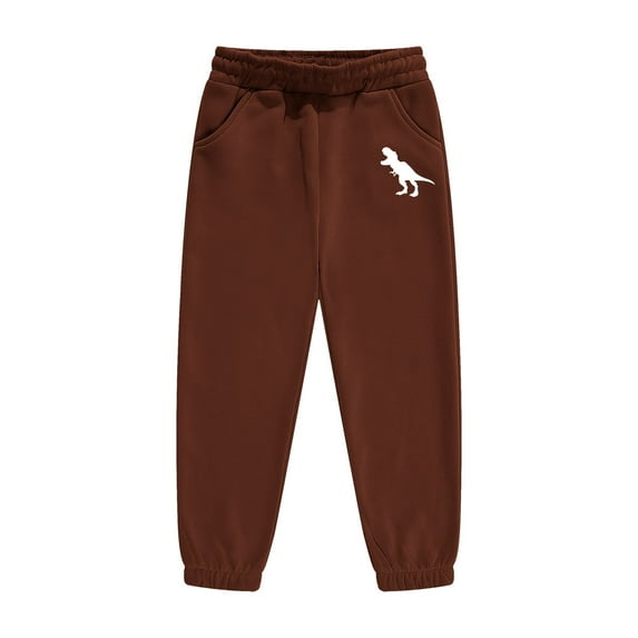 Pants for Boys Drawstring Elastic Sweatpants Casual Joggers Bottoms