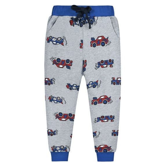 Pants for Boys Knee-Length Slim-Leg Low Waist Seamless Waistband Casual Girls Sweatpants,Size 5 Years-6 Years