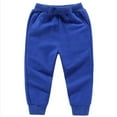 thumbnail image 1 of Pants for Boys Size 8 Toddler Kids Baby Boys Winter Warm Bow Loose Solid Pants Trousers,18-24 Months,Z3-Blue, 1 of 4