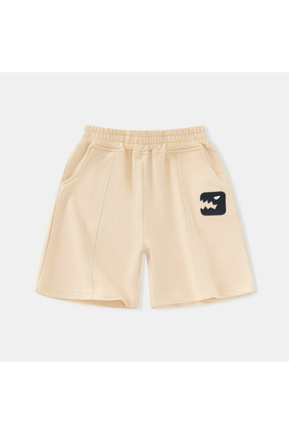 Pants for Boys Summer Five Point Casual Going Out Trousers