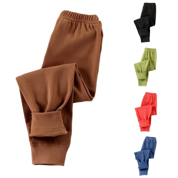 Bpy Base Pants for Boys Thermal Pants Kids Base Layer Bottoms Soft Lined Winter ...