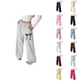 thumbnail image 1 of Pants for Girls Back To School Clothes for Teen Girls Girls Sweatpants Lightweight Baggy Athletic Pants with Pockets for Everyday Outdoor Activities, 1 of 7