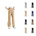 thumbnail image 1 of Pants for Girls Back To School Clothes for Teen Girls Stylish Flared Trousers for School and Outdoor Activities for Ages 5-16 Years, 1 of 10