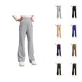 thumbnail image 1 of Pants for Girls Back To School Clothes for Teen Girls Stylish Flared Trousers for School and Outdoor Activities for Ages 5-16 Years, 1 of 10