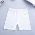 thumbnail image 1 of Pants for Girls Size 9-10Y Kids Modesty Lining Elastic Shorts Solid Breathable, 1 of 4