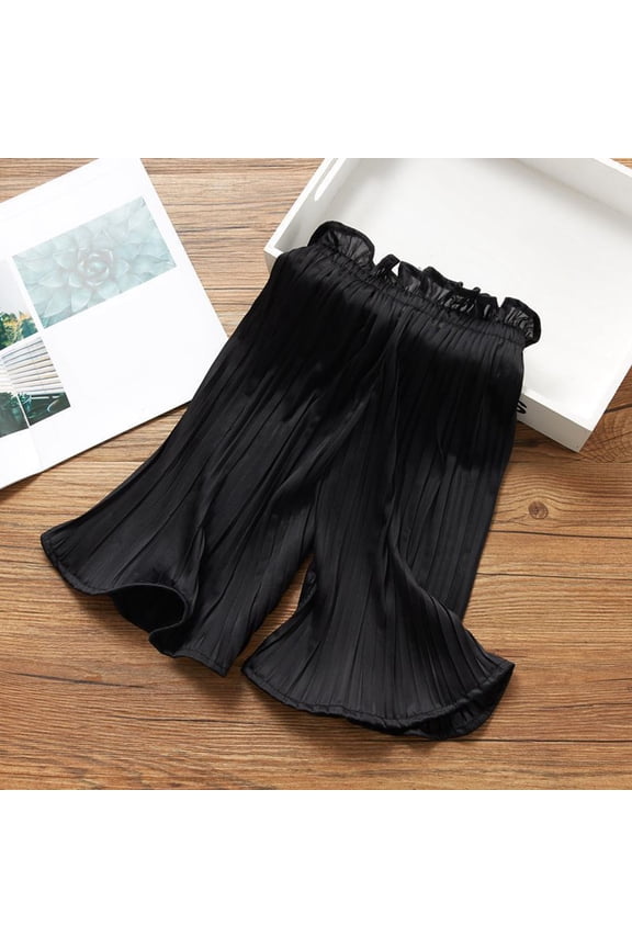 Pants for Girls Toddler Cartoon Solid Color Bloomers Summer Green White Harem Trousers