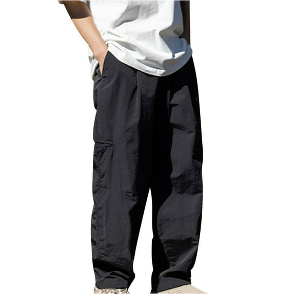 Pants for Men Fashion Cargo Trousers Wide Leg Baggy Pants Casual Men Vintage Streetwear Manly Mens Clothing