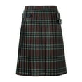 thumbnail image 1 of Pants for Men Fashion Retro Scottish Style Plaid Contrast Waistband Pleated Skirt Casual Comfort Outdoor Daily Wear, 1 of 6