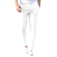 thumbnail image 1 of Pants for Men Fashion Work Cotton Blend Elastic Waist Long Trousers Casual Comfort Outdoor Daily Wear, 1 of 6