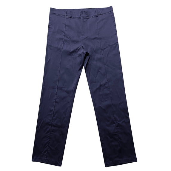 Pants for Men,Mens Elastic Four Season Texture Button Casual Small Legs,Work Pants for Men,Cargo Pants for Men(Color:Blue,Size:XL)