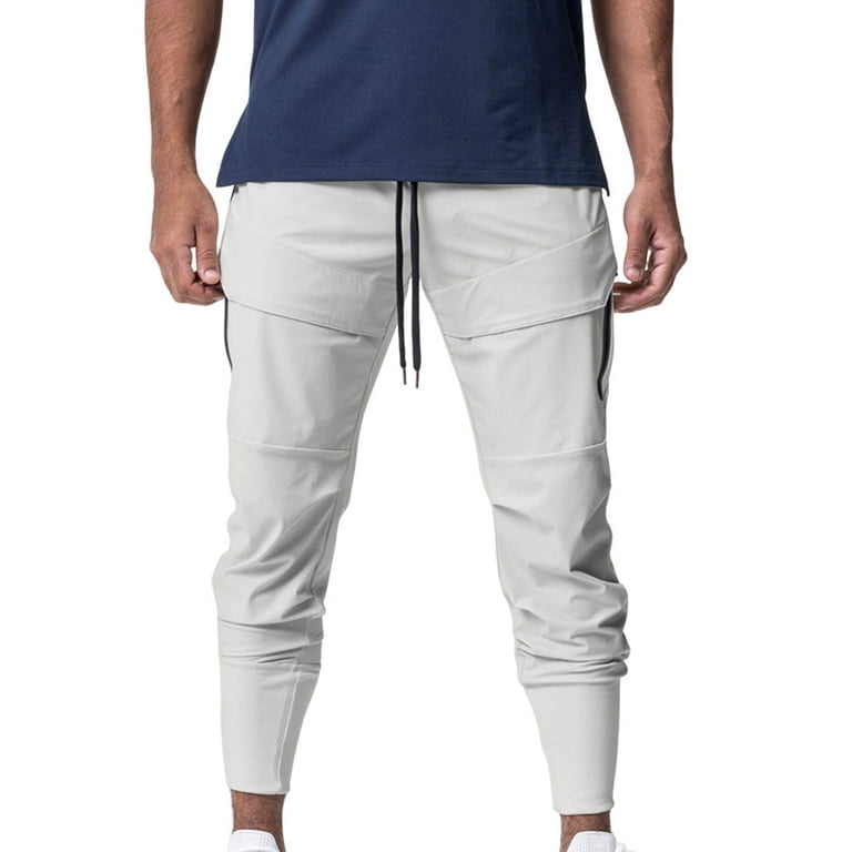 Pants for Men Sports Slim Foot Fitness Running Training Leg Trousers Men Pants Relaxed Fit Walmart