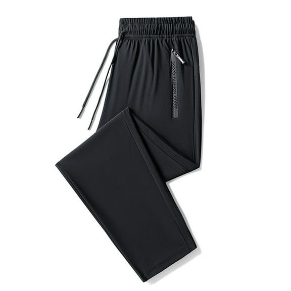 Pants for Men Stretch Quick Drying Pants Elastic Waist Drawstring Stretch Pants Casual Comfort Outdoor Daily Wear