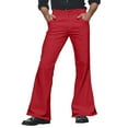 thumbnail image 1 of Pants for Men Vintage Wide Leg Disco Dance Trousers Fashion Flared Outfit Men Casual Comfort Outdoor Daily Wear, 1 of 5