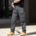 thumbnail image 1 of Pants for Men Waterproof Construction Cargo Pants with Pockets Ripstop Hiking Big and Tall Work Pants, 1 of 5