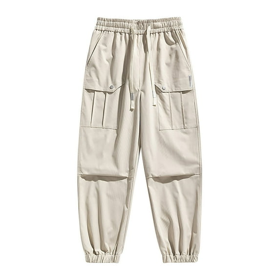 Pants for Men's Workwear Full Length Pants Work Pants for Men Plus Size White 8XL