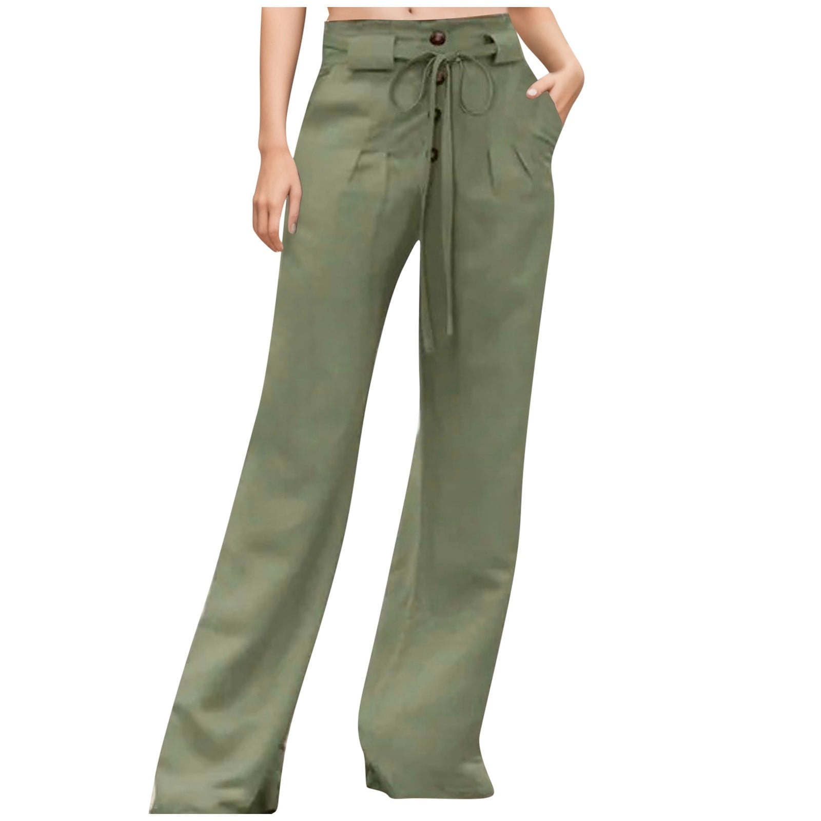 Pants for Women Business Casual Outfits for Women Green Pants for Women ...