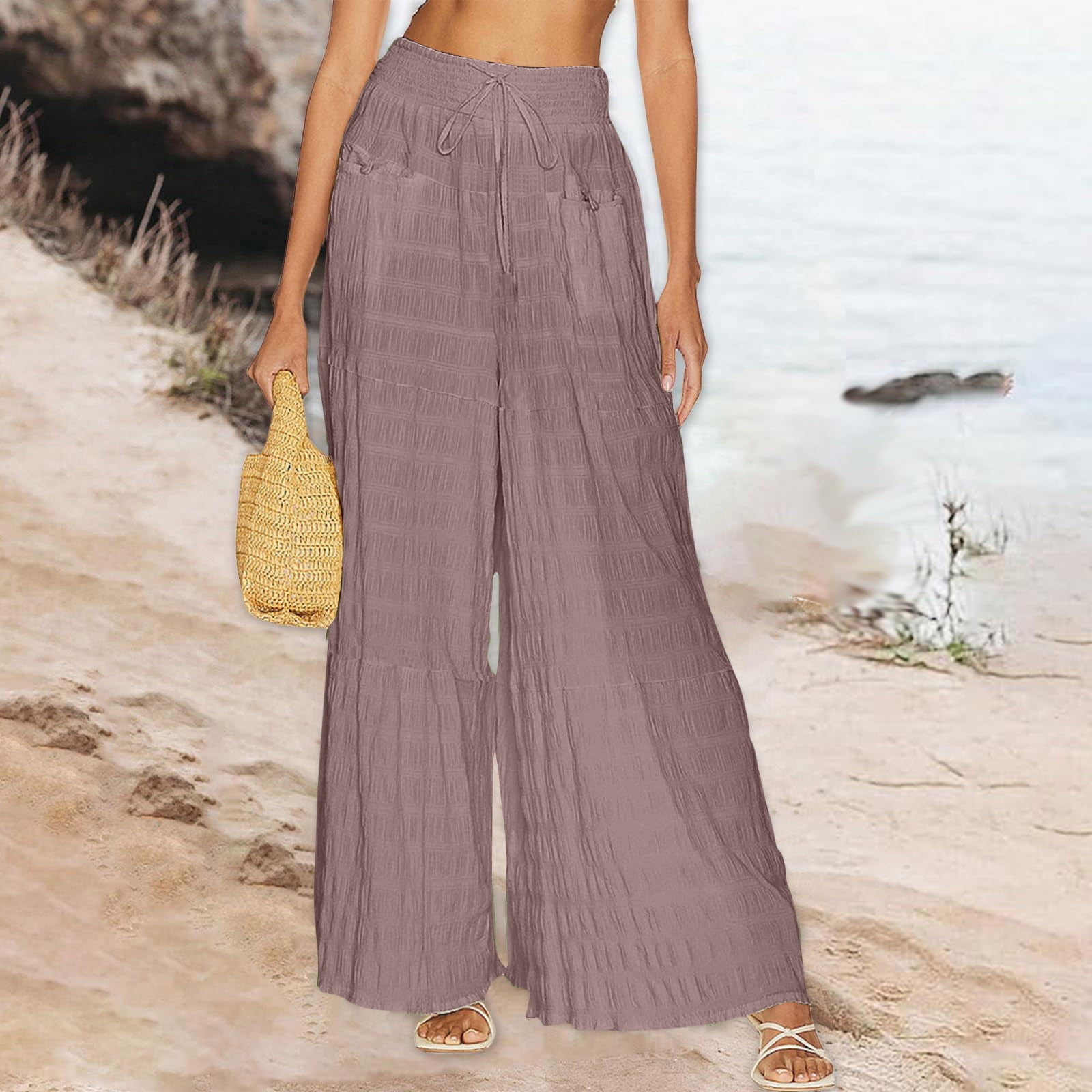 Pants for Women Business Casual Outfits for Women Purple Pants Women ...